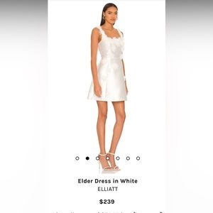 Elliatt Elder Dress in white